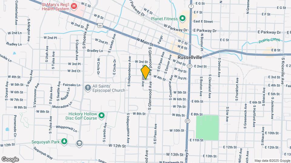 610 W 4th Pl Map and Location Details