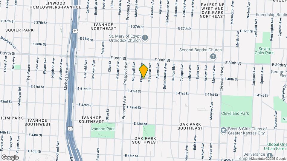 4009 Chestnut Ave Map and Location Details