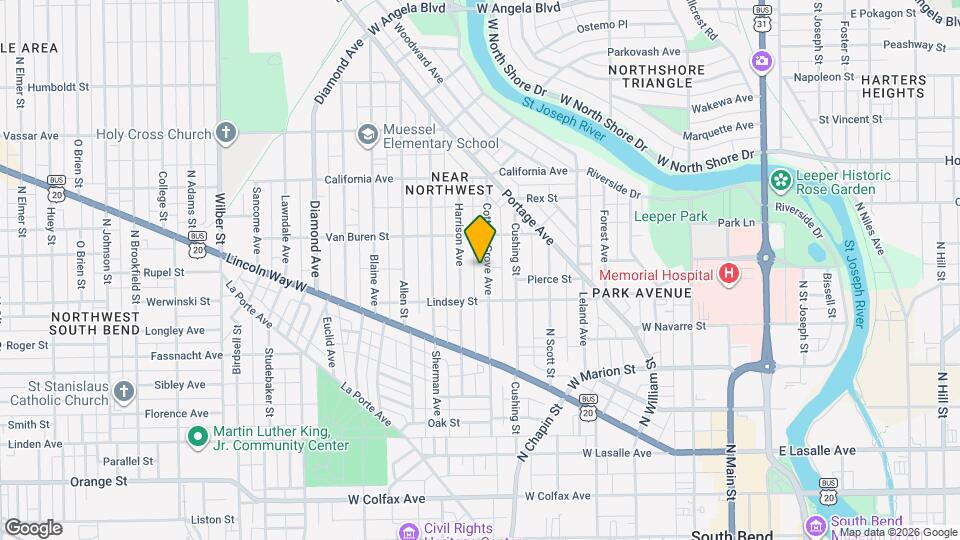 725 Cottage Grove Ave Mapa y Detalles de la Ubicación