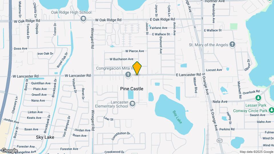 102 W Lancaster Rd Map and Location Details
