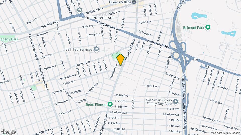 108-24 Springfield Blvd Map and Location Details