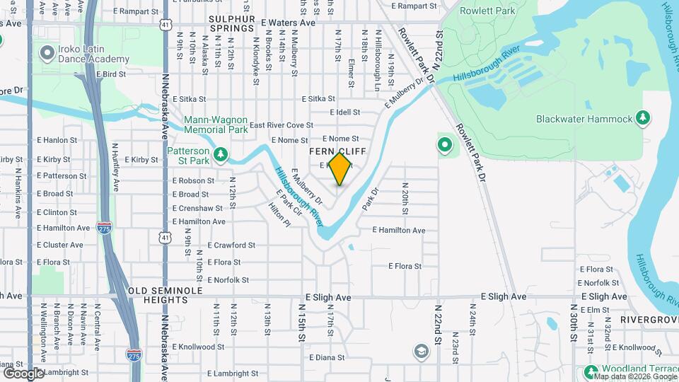 1702 E Mulberry Dr Map and Location Details