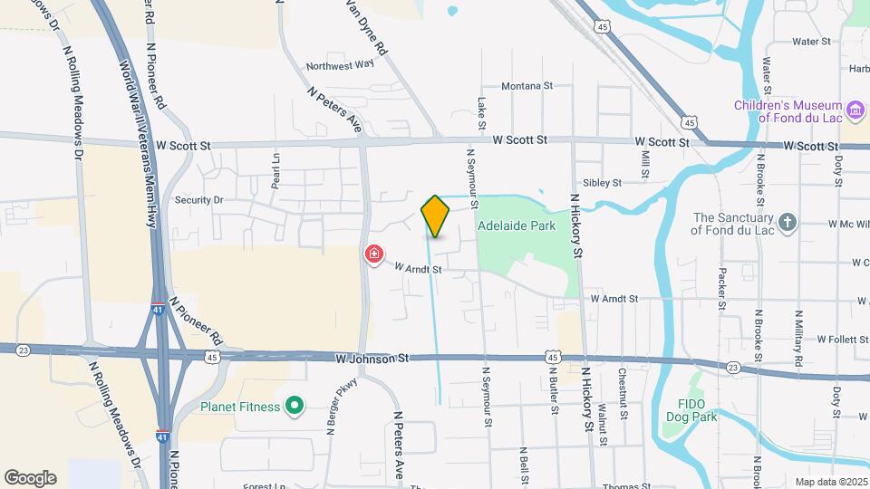 599 W Arndt St Map and Location Details