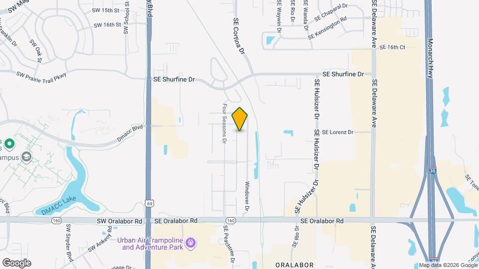 1961 Winter Park Dr Mapa y Detalles de la Ubicación