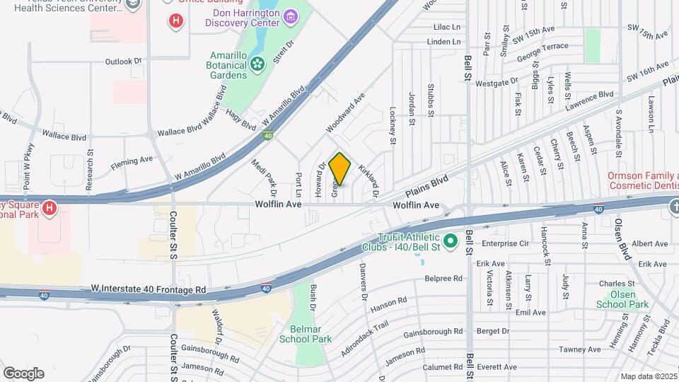 1917 Gregory Dr Map and Location Details