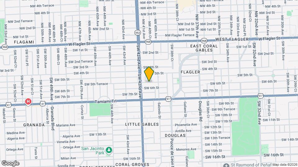 4050 SW 5th Terrace Map and Location Details