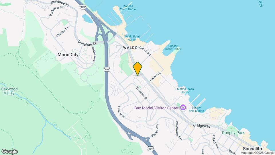 86 Cypress Pl, Unit Stylish Sausalito Retreat Map and Location Details