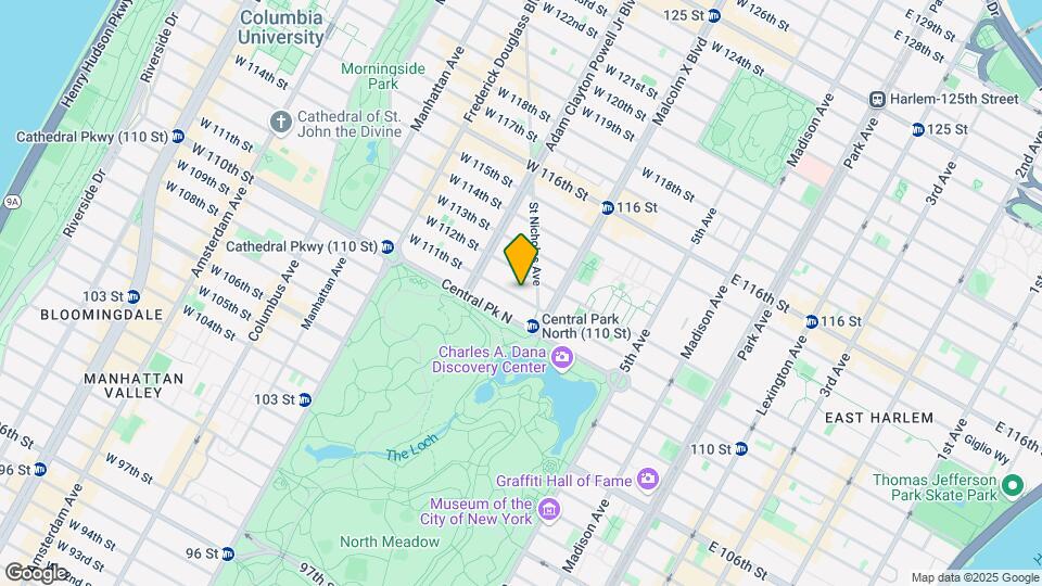 117 W 111th St Map and Location Details