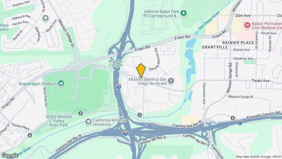 10472 San Diego Mission Rd Map and Location Details