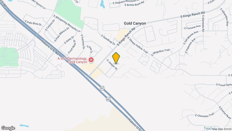 8600 E Jasper St Map and Location Details