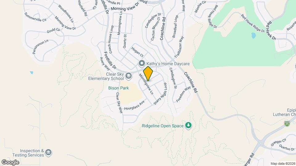 3650 Sky Church Dr Map and Location Details