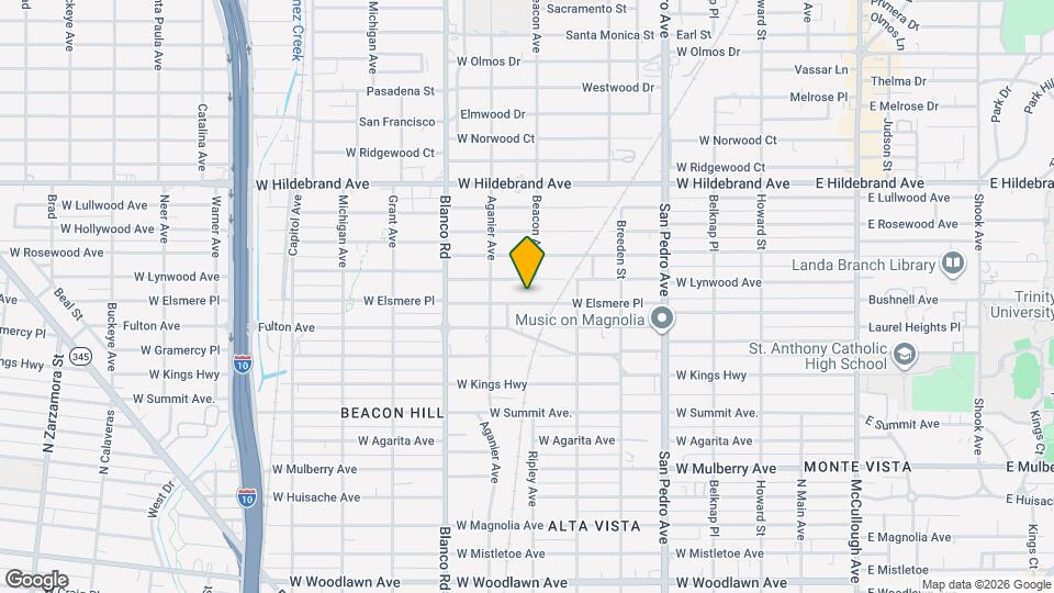 705 W Elsmere Pl Map and Location Details
