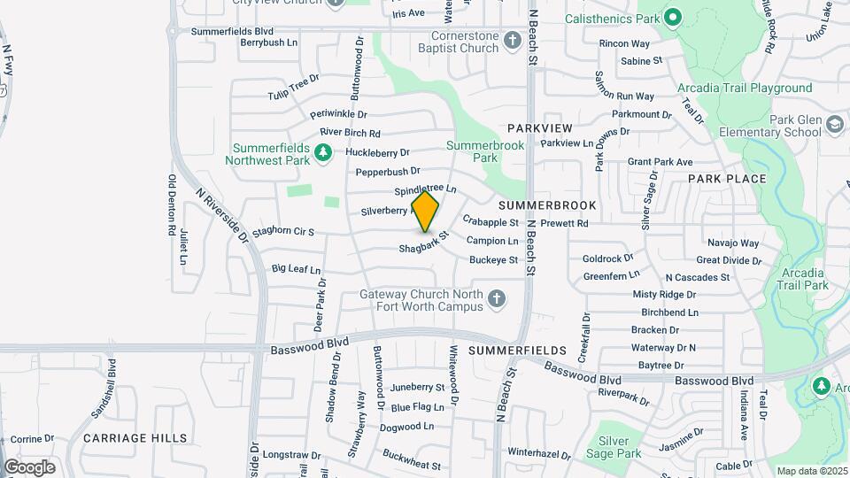 4125 Shagbark St Map and Location Details