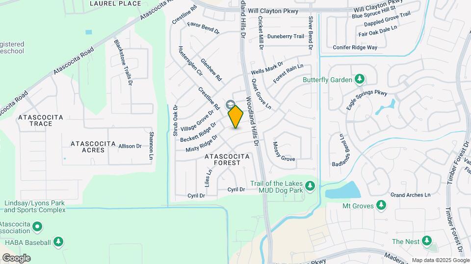 3815 Woodlace Dr Map and Location Details