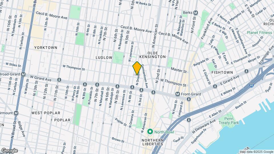 329 W Thompson St Map and Location Details