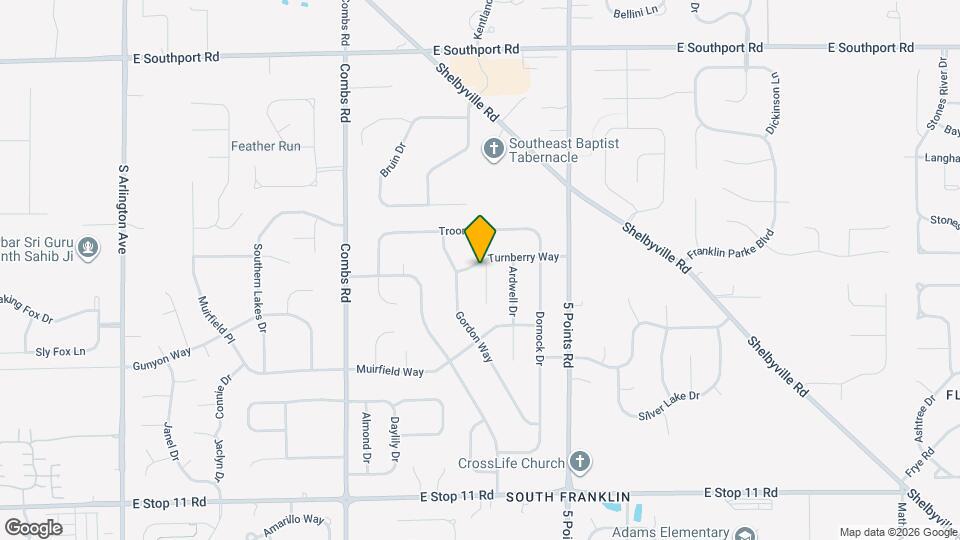 7502 Turnberry Ct Map and Location Details
