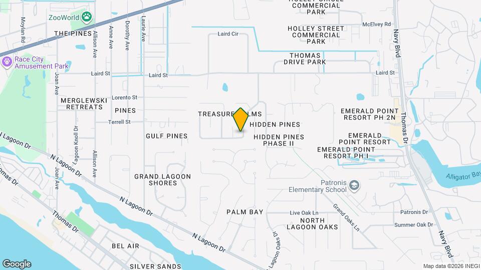 181 Treasure Palm Dr Map and Location Details