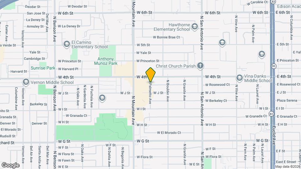 109 W Rosewood Ct Map and Location Details