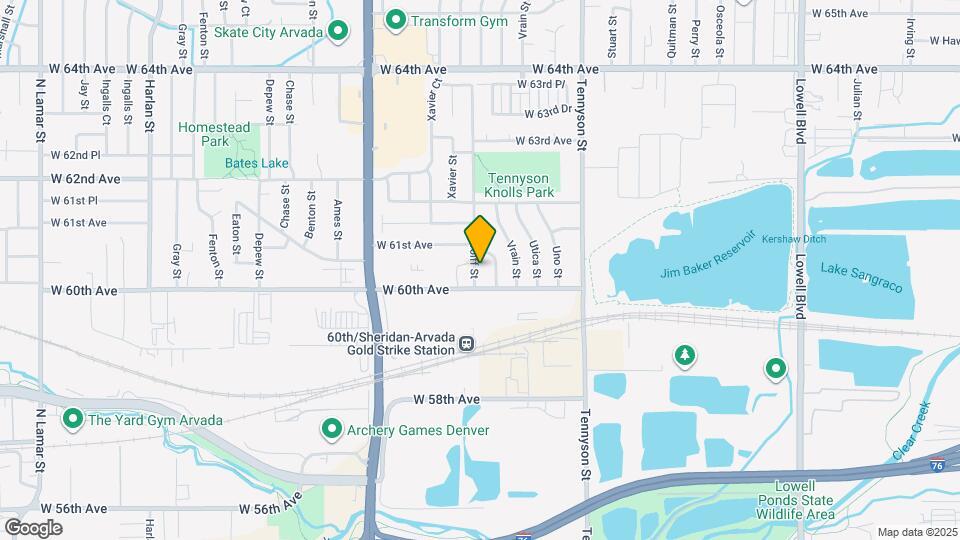 6020 Wolff St Mapa y Detalles de la Ubicación