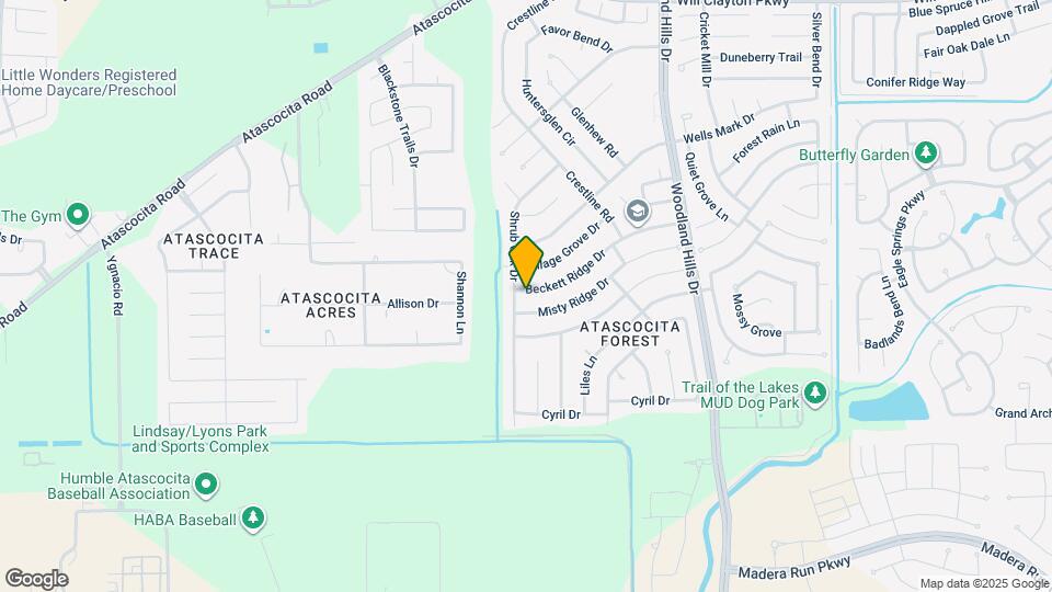 3606 Beckett Ridge Dr Map and Location Details