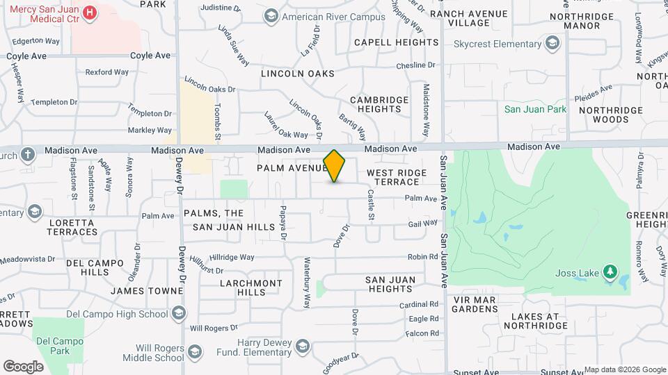 5363 Castle St Map and Location Details