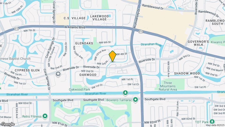 9851 Riverside Dr Map and Location Details