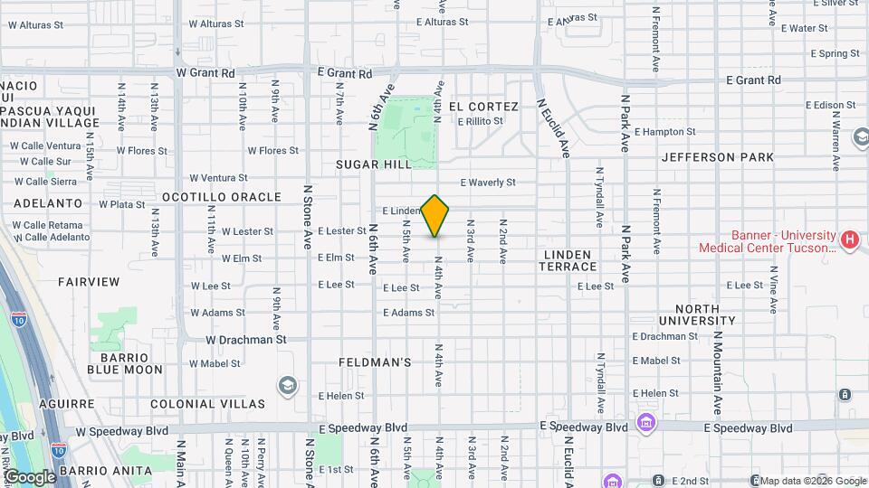 1755 N 4th Ave Map and Location Details