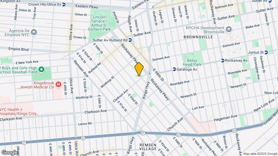 250 E 96th St Mapa y Detalles de la Ubicación