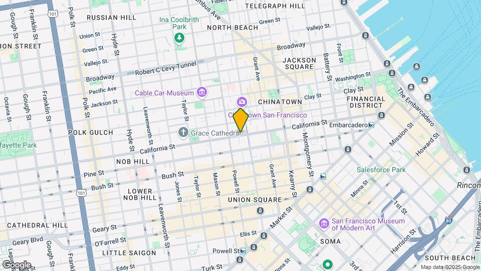 816 California St Mapa y Detalles de la Ubicación