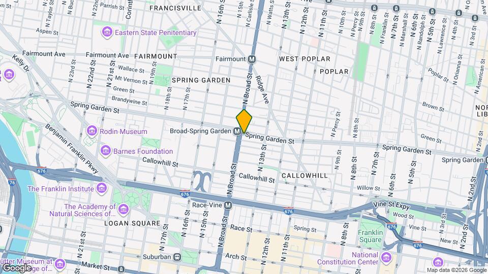 511 N Broad St, Unit 511 N Broad St Mapa y Detalles de la Ubicación