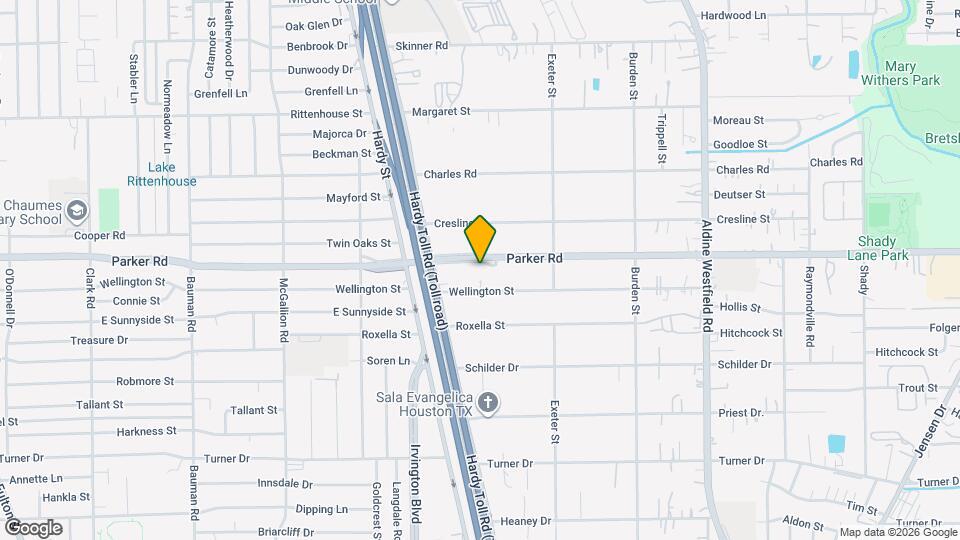 1614 Parker Rd Map and Location Details