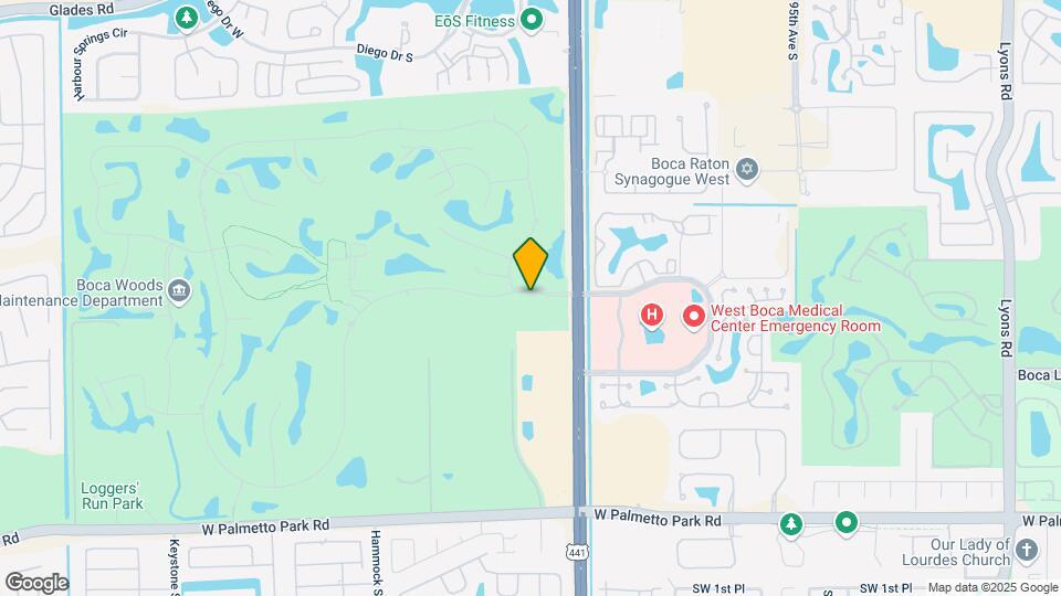 10134 Boca Woods Ln Map and Location Details