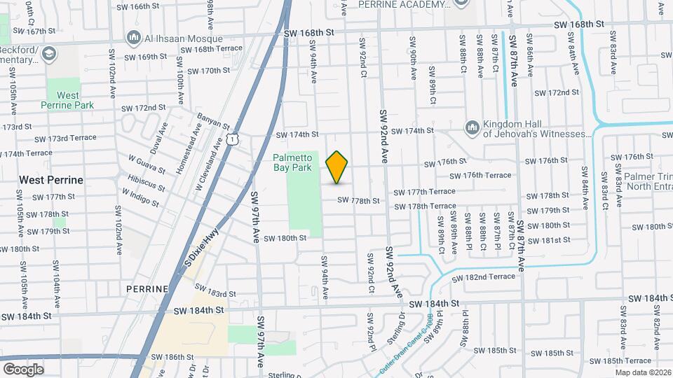 9340 SW 177th St Map and Location Details