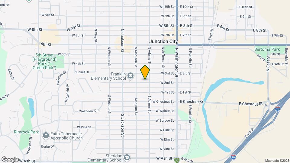 312 W 2nd St Map and Location Details