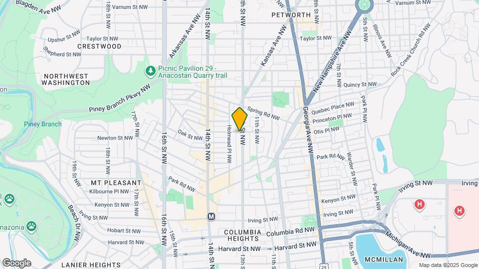 3580 13th St NW Map and Location Details