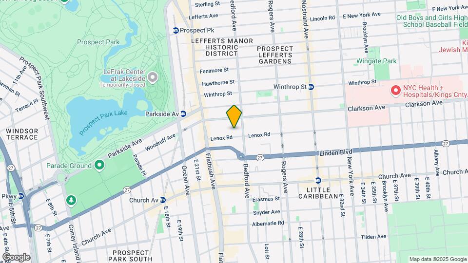 75 Lenox Rd Mapa y Detalles de la Ubicación