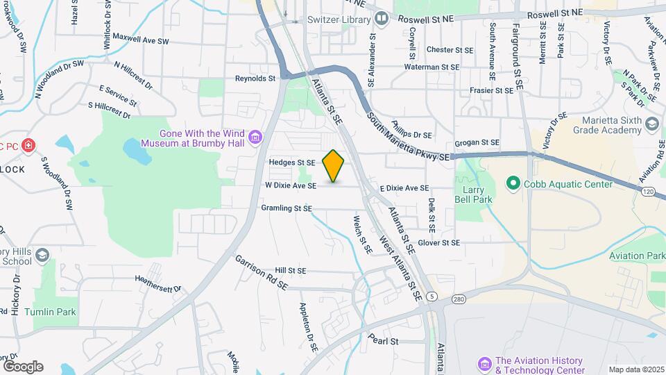 190 W Dixie Ave SE Map and Location Details