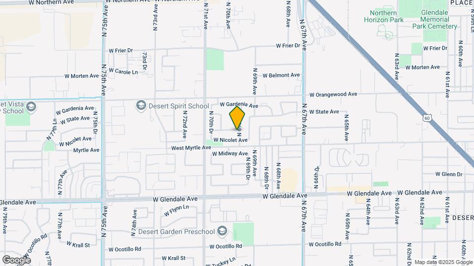 6927 W Northview Ave Map and Location Details