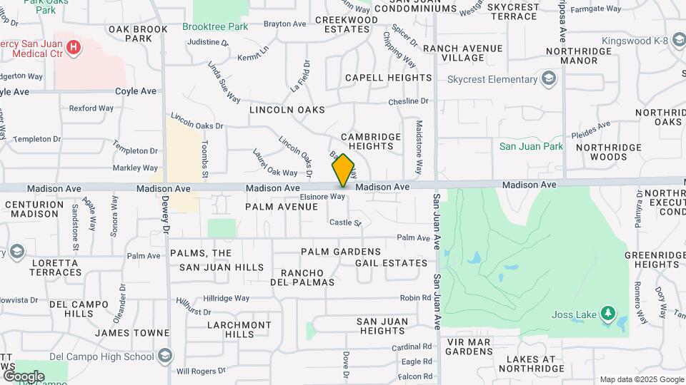 5358 Elsinore Way Map and Location Details