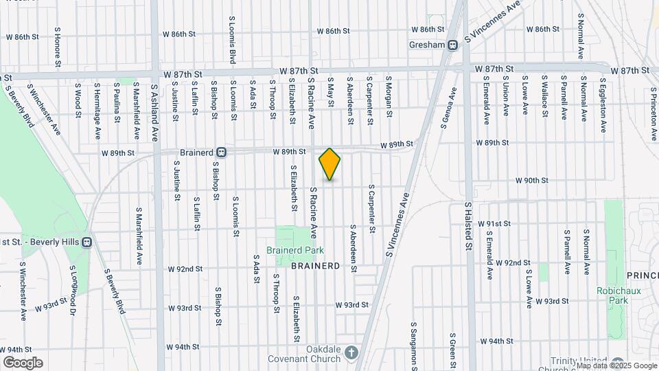 1134 W 90th St Map and Location Details