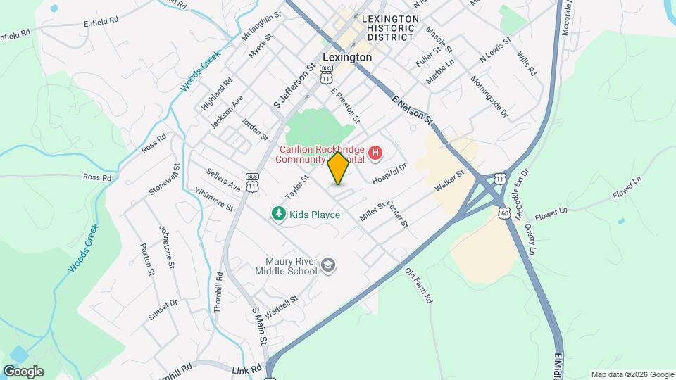 114 Houston St Map and Location Details