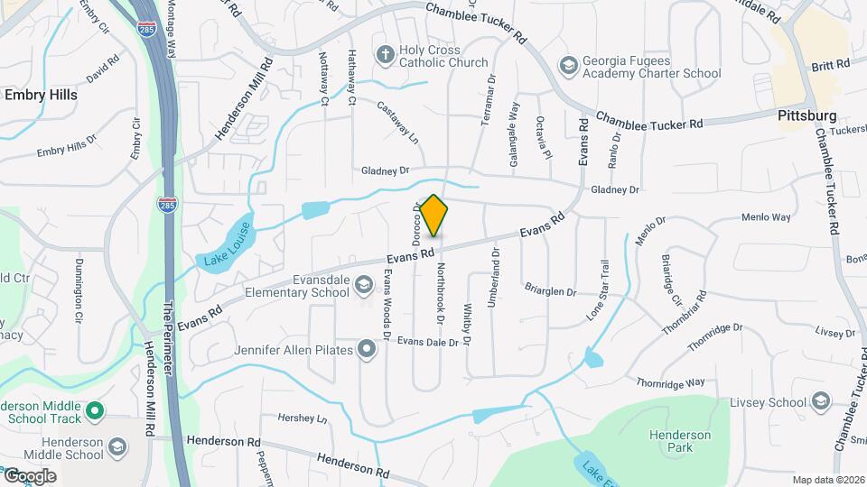 2982 Northbrook Dr Map and Location Details