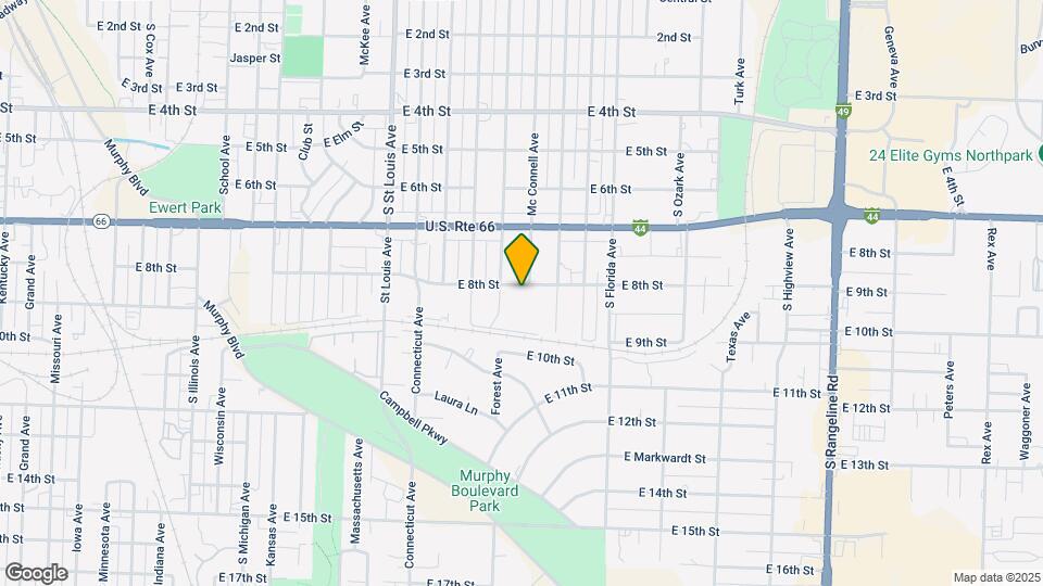 2216 E 8th St Map and Location Details