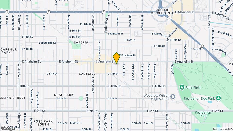1217 Loma Ave Map and Location Details