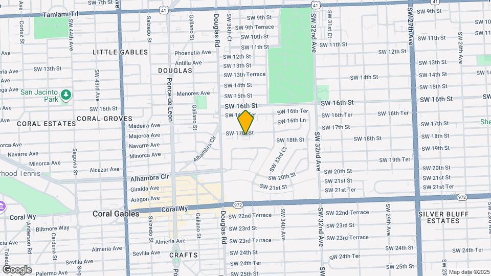 1799 SW 36th Ave Map and Location Details