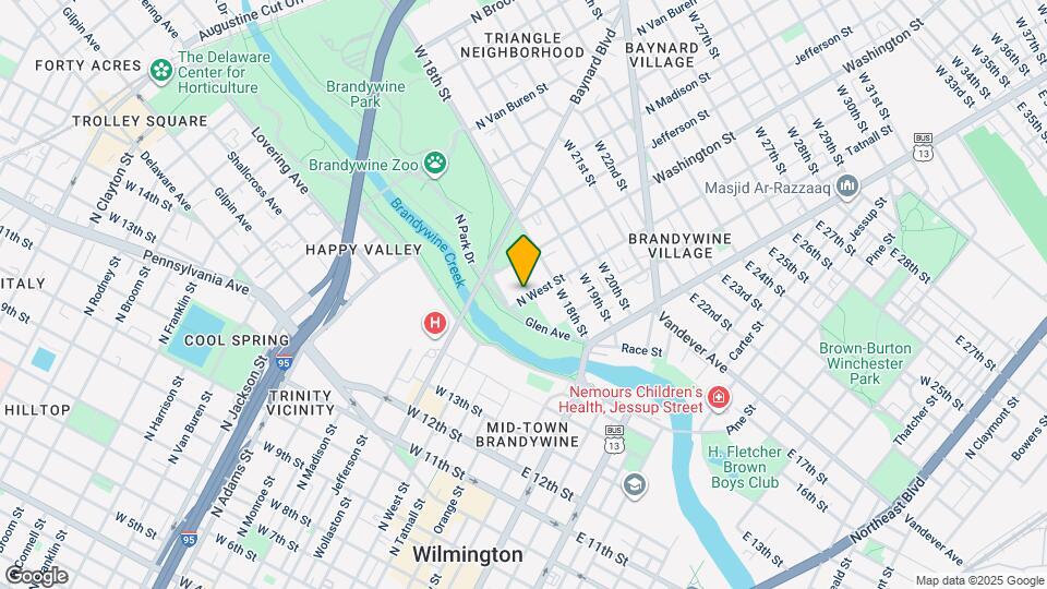 1613 West St Map and Location Details