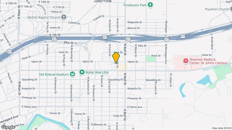 421 N Archer St Map and Location Details