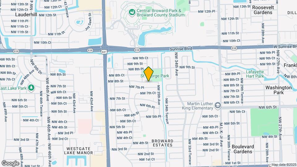 3560 NW 8th St Map and Location Details