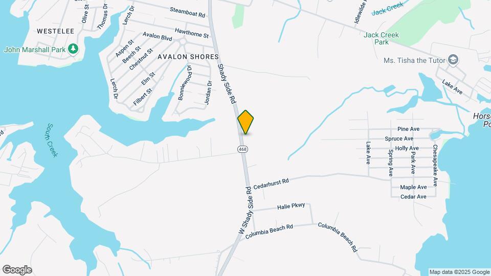 6175 Shady Side Rd Map and Location Details