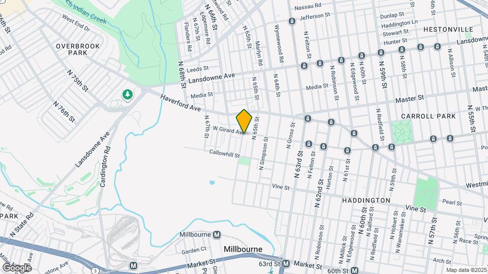 6522-6524 W Girard Ave Map and Location Details